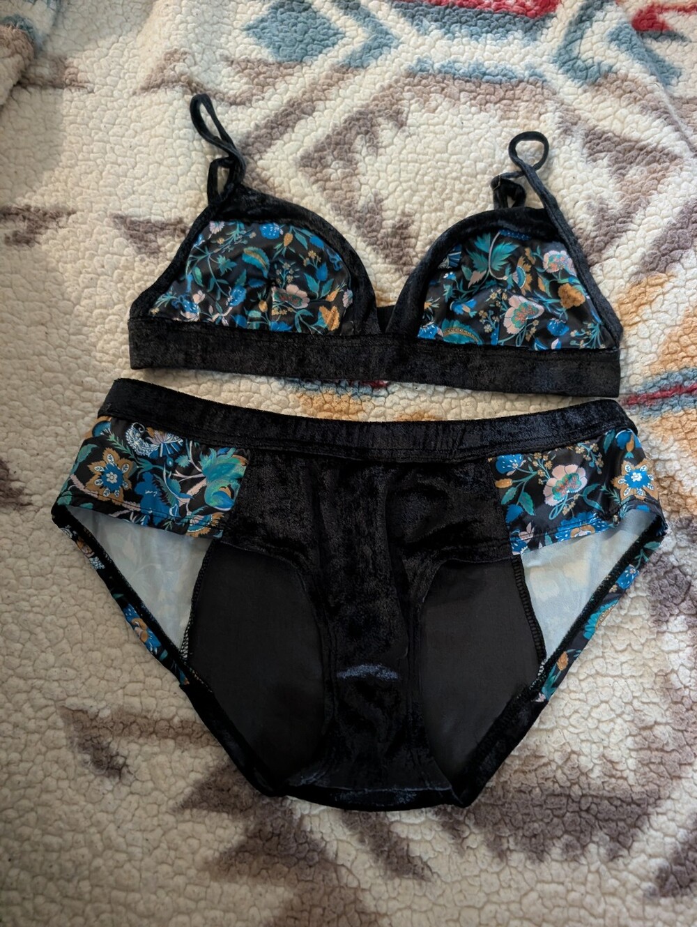 Anthropologie Velvet Set